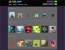 Tablet Screenshot of pixeljoint.com